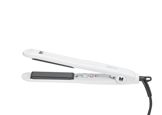 Moser 4417-0151 Professional Ceramic Hair Straightener Cerastyle Pro White 3pin