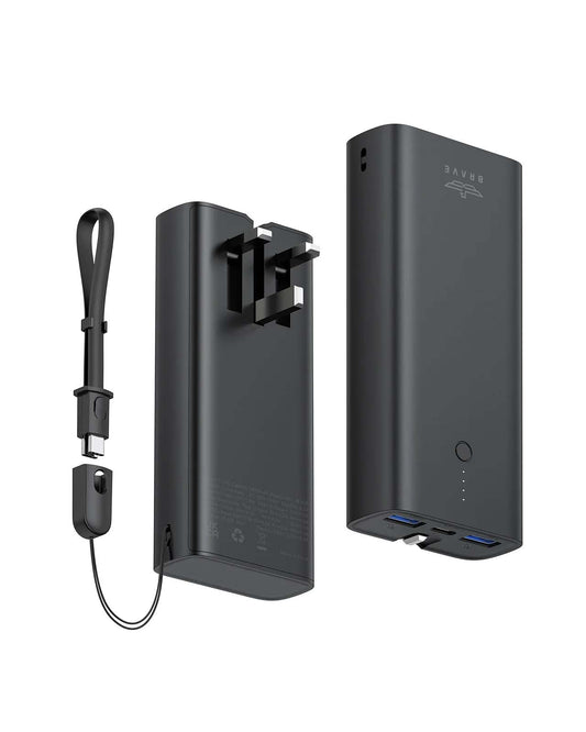 Brave PB-UK11 Power Bank & Wall Adapter Combined 10000mAh 22.5w