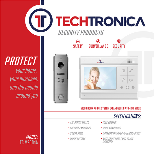 Techtronica TC-D23AC Video Door Phone Panel