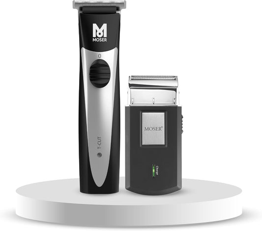 Moser Bundle 1591-0170 Trimmer with Moser 3615-0052B Shaver